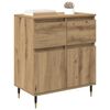vidaXL Buffet Ch&ecirc;ne artisanal 60 x 35 x 70 cm Bois d'ing&eacute;nierie et fer
