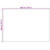 vidaXL Tapis de surface Rectangulaire Cr&egrave;me 280 x 200 cm