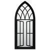vidaXL Miroir Noir 70x30 cm Fer pour utilisation &agrave; l'int&eacute;rieur