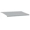vidaXL Auvent manuel r&eacute;tractable anthracite et blanc 600x350 cm