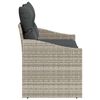 vidaXL Canapé de jardin avec coussin 123 x 62 x 69 cm polyrotin