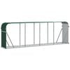 vidaXL Porte-bûches Vert 300x45x100 cm Acier galvanisé