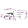 vidaXL Cadre de lit sans matelas cire marron 120x190cm bois pin massif