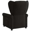 vidaXL Fauteuil de massage inclinable &eacute;lectrique Noir Tissu