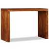 vidaXL Table console Bois massif avec finition miel 110x40x76 cm