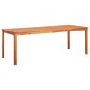 vidaXL Table de jardin 215x90x74 cm Bois d'acacia massif