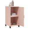 vidaXL Buffet rose 36x39x72 cm acier