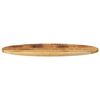 vidaXL Dessus de table 110x50x3,8 cm ovale bois massif de manguier