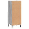 vidaXL Buffet Sonoma gris 34,5x34x90 cm Bois d'ing&eacute;nierie