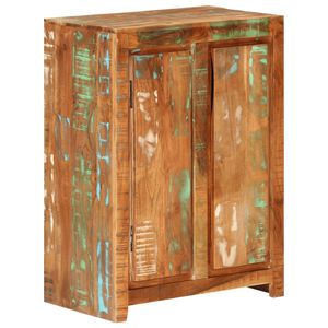 vidaXL Buffet 55x33x75 cm bois massif de r&eacute;cup&eacute;ration