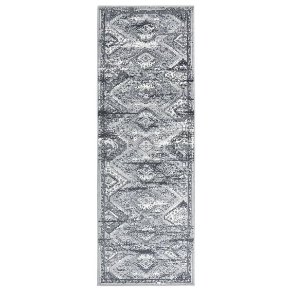 vidaXL Tapis BCF Gris oriental 80x250 cm