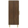 vidaXL Buffet Ch&ecirc;ne marron 34,5x34x90 cm Bois d'ing&eacute;nierie