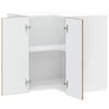 vidaXL Armoire murale d'angle de cuisine Kalmar vieux bois