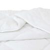 vidaXL Duvet d'&eacute;t&eacute; simple avec oreiller 2 pcs Blanc Microfibre