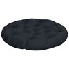 vidaXL Coussin de chaise suspendue VIANEN 100 % polyester Bleu fonc&eacute;
