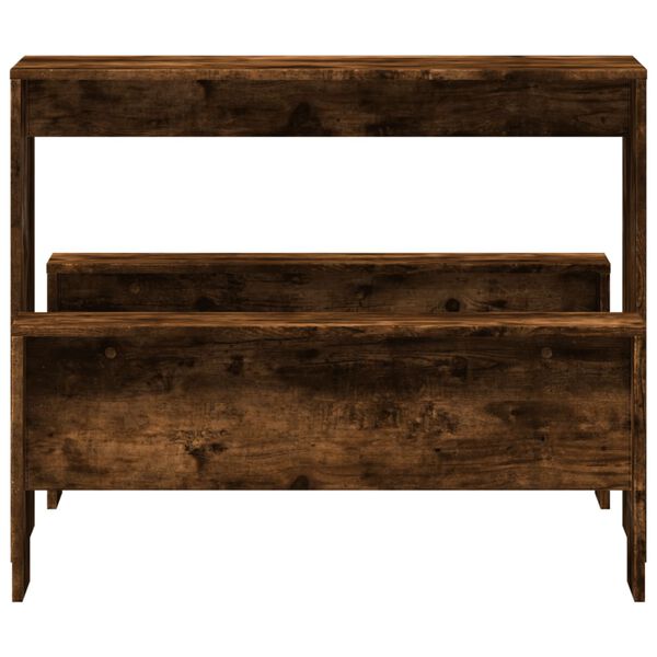 vidaXL Ensemble table à manger et bancs 3 pcs bois d'ingénierie