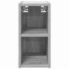 vidaXL Armoire suspendue avec stockage Gris Sonoma 20 x 29,5 x 40 cm
