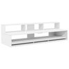 vidaXL Bureau de studio Blanc 110 x 42,5 x 36 cm Bois d'ing&eacute;nierie