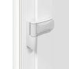 vidaXL Porte Frontale Blanc PVC