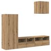 vidaXL Meubles TV muraux 4 pc Ch&ecirc;ne artisanal Bois d'ing&eacute;nierie