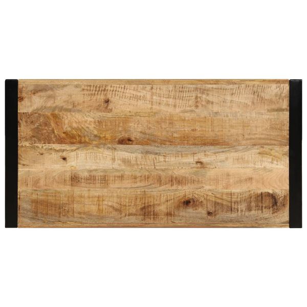 vidaXL Table basse 120x60x40 cm Bois de manguier solide
