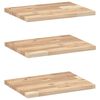 vidaXL &Eacute;tag&egrave;res flottantes 3 pcs 60x30x2 cm acacia massif non trait&eacute;