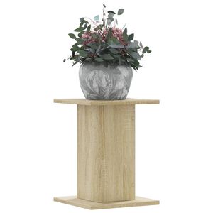 vidaXL Supports pour plantes 2 pcs ch&ecirc;ne sonoma bois d'ing&eacute;nierie