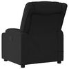 vidaXL Fauteuil inclinable de massage noir tissu