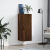 vidaXL Armoire murale ch&ecirc;ne marron 34,5x34x90 cm