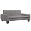 vidaXL Canap&eacute; pour enfants gris 70x45x30 cm similicuir