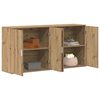 vidaXL Buffet 2 pcs Ch&ecirc;ne artisanal 79 x 38 x 80 cm Bois d'ing&eacute;nierie