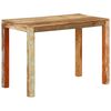 vidaXL Table de salle &agrave; manger 110x55x76cm Bois massif de r&eacute;cup&eacute;ration