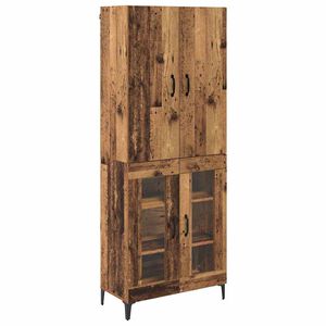 vidaXL Haut Armoire Bois Ancien 69,5 x 34 x 180 cm Bois d'ingénierie