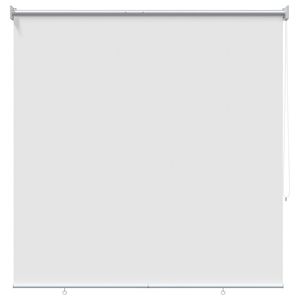 vidaXL Store roulant ext&eacute;rieur protection UV Blanc