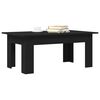 vidaXL Table basse Chêne noir 100 x 60 x 42 cm Bois d'ingénierie