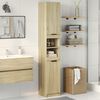 vidaXL Armoire salle de bain ch&ecirc;ne sonoma 32x34x188,5 cm