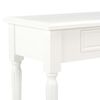 vidaXL Buffet blanc 150x35x77 cm bois massif