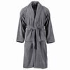 vidaXL Peignoir unisexe Terry 100 % Coton Anthracite M