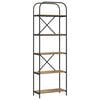 vidaXL &Eacute;tag&egrave;re 5 niveaux 60 x 30 x 183 cm Bois d'ing&eacute;nierie