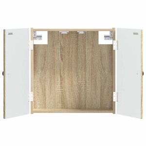 vidaXL Cabinet pour cible EDE Ch&ecirc;ne Sonoma 52,5 x 10,5 x 53,5 cm