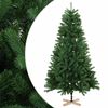 vidaXL Sapin de No&euml;l artificiel 120 cm PVC et bois de pin massif Vert
