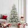 vidaXL Sapin de No&euml;l Artificiel &agrave; Branches Articul&eacute;es Blanc 180 cm