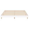 vidaXL Cadre de lit sans matelas blanc 180x200 cm bois d'ingénierie