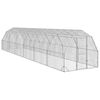 vidaXL Poulailler 2,5x12x2,25 m acier galvanis&eacute;