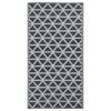vidaXL Tapis d'ext&eacute;rieur ARAKIL Noir 160x230 cm PP