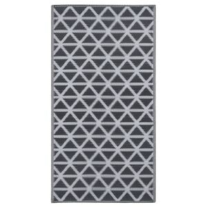 vidaXL Tapis d'ext&eacute;rieur ARAKIL Noir 160x230 cm PP