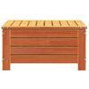 vidaXL Repose-pied de jardin cire marron 62x63,5x32 cm bois pin massif