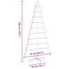 vidaXL Arbre de No&euml;l en bois pour d&eacute;coration 180 cm bois de pin massif