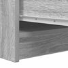vidaXL Buffet sonoma gris 29,5x34x76 cm bois d'ing&eacute;nierie