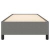 vidaXL Cadre de lit sans matelas gris fonc&eacute; 90x200 cm tissu